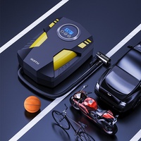 Nouveauté : Compresseur d'air numérique portable 12V ABS pour pneus de voiture avec gonflage rapide et 50-100 PSI