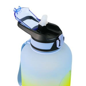 Bouteille d'eau sport en PETG avec marqueur de temps, vente en gros, bouteille de 74 oz, grande ouverture, bouteille d'eau de 2,2 L (demi-gallon) - Product Image 5