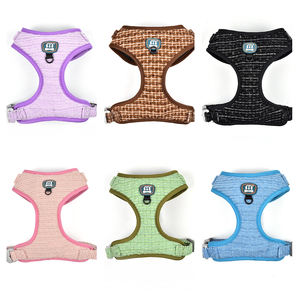 MIDEPET mewah Set tali kekang hewan peliharaan kualitas tinggi reflektif poliester langkah dapat disesuaikan dengan melarikan diri bukti gesper leher - Product Image 5