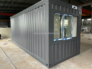 Rumah seluler kecil 20 kaki, wadah kopi Modular rumah kontainer bebas ongkos kirim untuk kafe kantor rumah - Product Image 3
