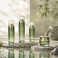 Collection de luxe de flacons en verre et de pots à crème 50g 40ml 110ml 130ml Emballage pour soins de la peau Pompe pulvérisateur Logo personnalisé