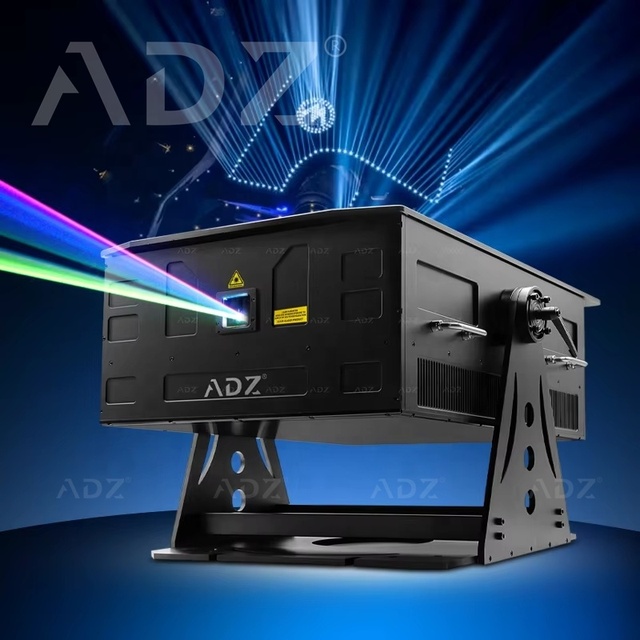 Projection Mapping Lazer IP65 80W Waterproof RGB Full Color Laser Show Light for Spots Landmarks Buildings Mountain