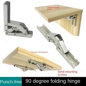 Support OEM Personnalisé 90 Degrés Bande <span class=keywords><strong>de</strong></span> Charnière Sans Poinçon 180 <span class=keywords><strong>Pont</strong></span> Pliant Type Ressort Accessoires <span class=keywords><strong>de</strong></span> Quincaillerie - Product Image 6