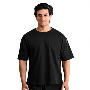 T-shirt pour homme en jersey de coton à coupe ample, col rond, manches courtes, impression graphique de haute qualité et épaules tombantes, streetwear, t-shirt personnalisé - Product Image 1