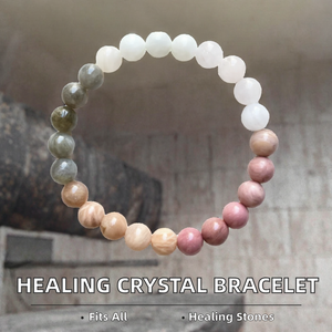 Pulsera Ajustable de Piedras Naturales de 8mm Hechas a Mano con Energía Curativa, Atrae la Buena Suerte, Dinero y Salud, Regalo - Product Image 2