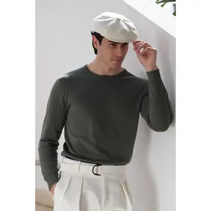 Cappellino avorio a 8 pannelli - Product Image 3