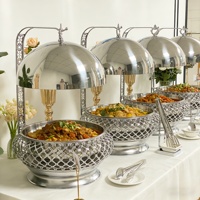Plats de service pour hôtels et restaurants, réchauds de buffet pour traiteur, chauffe-plats de luxe pour mariages et événements, présentoirs élégants