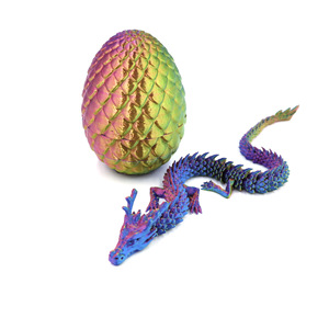 Vashine <span class=keywords><strong>3D</strong></span> in đầy màu sắc PLA pha lê rồng trứng PLA thân thiện cho trẻ em món quà hành động hình động vật đồ chơi sáng tạo - Product Image 1