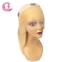 Perruques en dentelle HD 13x4 blondes pures 613 lisses avec des cheveux de bébé super naturels