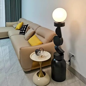 Art moderne irrégulier LED <span class=keywords><strong>lampadaire</strong></span> haut <span class=keywords><strong>de</strong></span> gamme salon et chambre articles décoratifs conception d'ambiance pour <span class=keywords><strong>canapé</strong></span> et jardin - Product Image 4