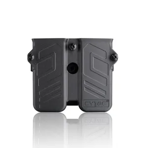 Großhandel holster doppel magazin-Cytac Universal Double Gun Magazine Pouch Polymer holster kann an die meisten Pistolen magazine des Kalibers 9mm .40 .45 angepasst werden