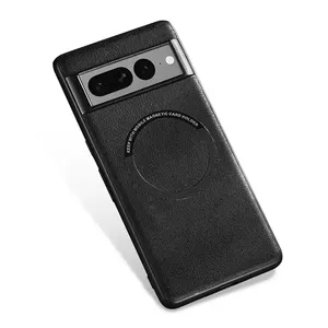 PU de alta calidad para Google Pixel8 7 Funda de cuero Para Google Pixel 6 5 Funda de teléfono Cargador inalámbrico para Google Pixel 7 PRO 8