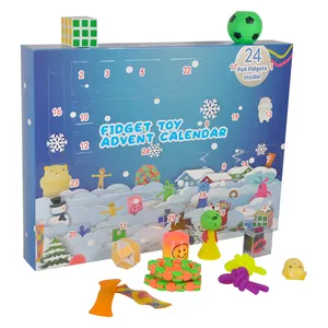 Fidget Adventskalender Pop It Fidget Toy Set Box Fidget Speelgoed Set Set