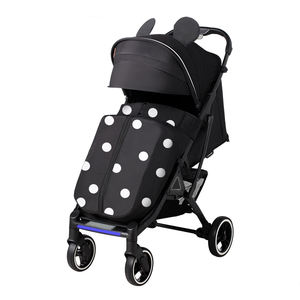 The newborn can lie down and sit on the aluminum alloy trolley, which is small in size and light in weight. Shock Absorber - Product Image 1