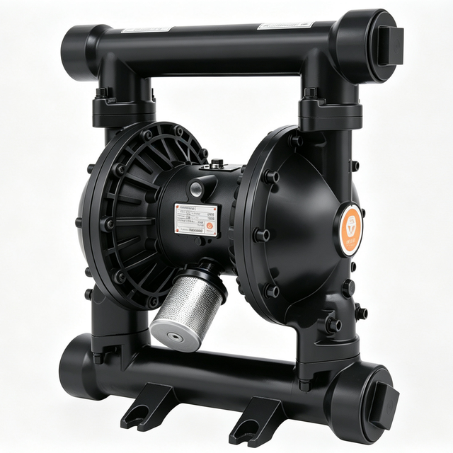2-1/2" Cast Iron AODD Pneumatic Diaphragm Pumps CE Certified Low Pressure OEM for Mining Mineral Processing Tailings Flotation