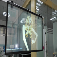 Film de projection transparent lumière du jour Film de verre publicitaire Film de projecteur adhésif