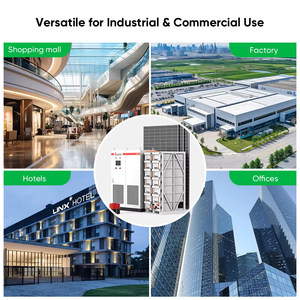 Sunpal năng lượng mặt trời hệ thống điện hoàn chỉnh lai 200Kw 300kw 400kw 500kw Pin lưu trữ năng lượng mặt trời cài đặt Kit cho thương mại - Product Image 3