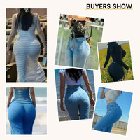 Nouveau Legging Sculptant Sexy pour Femmes Rondes avec Rembourrage en Silicone pour les Hanches et Fesses, Effet Push-Up, Style Tendance