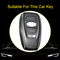 Innofit ROA2 porte-clés étui TPU pour Roewe Subaru XV Forester Outback Legacy BRZ or argent bord voiture accessoires ODM OEM