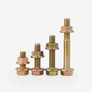 M6 M8 M10 M12 M14 M16 Klasse 10.9 Verzinkte Sechskant-Flanschschraube mit Flanschmutter - Product Image 1