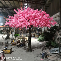 Großer Künstlicher Ficus-Baum für Innen und Außen, Simulierter Immergrüner Baum, Großer Künstlicher Banyanbaum