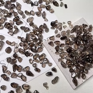 Vente en gros de copeaux de quartz fumé foncé naturel, pierres concassées et polies pour ornement Feng Shui, décoration d'aquarium, en vrac, livraison rapide - Product Image 3