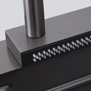 Kitchen Sink 304 Stainless Steel Undermount Single Bowl <b>Brushed</b> Black Multifunctional <b>Vegetable</b> Washing Basin - Product Image 1