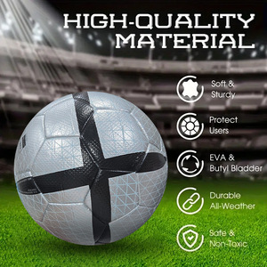 Balón de Fútbol Modelo Personalizado con Logotipo Impreso para el Número 4, para <span class=keywords><strong>la</strong></span> <span class=keywords><strong>Liga</strong></span>, Entrenamiento Especial para Estudiantes, Resistente al Desgaste - Product Image 2