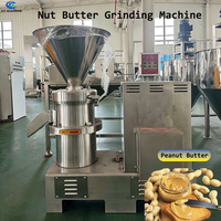 Machine à broyer le beurre d'arachide haute vitesse 200-500 kg/h en acier inoxydable 304 avec moulin colloïdal pour pâte de noisette et de cacao 220/380V