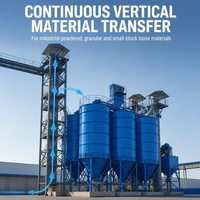 Système de levage de matériaux en vrac avec élévateur à godets personnalisé de grande capacité