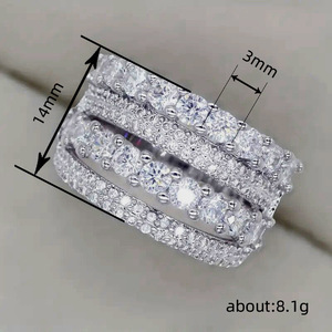 Anello a strati impilabile con indice, design elegante e alla moda, accessorio per feste e outfit quotidiani - Product Image 4