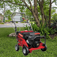 K-Maxpower Nouveau Design Aérateur de Gazon Robuste à Entraînement par Moteur Hors-Bord pour Terrains de Golf