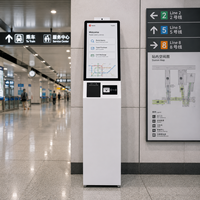 Kiosco de Registro de Equipaje en Aeropuertos con Pantalla Táctil de 32" y 21.5", Terminal de Pago y Venta de Boletos de Avión