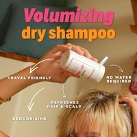 Vente en gros de poudre de shampooing sec avancé avec marque privée shampooing en spray pour cheveux secs instantanément rafraîchissant pour le cuir chevelu naturel