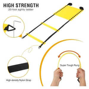 Escalera de Agilidad, Cuerda para Saltar, Discos, Conos, Paracaídas, Bandas de Resistencia, Accesorios de Entrenamiento de Fútbol con Bolsa de Almacenamiento - Product Image 2