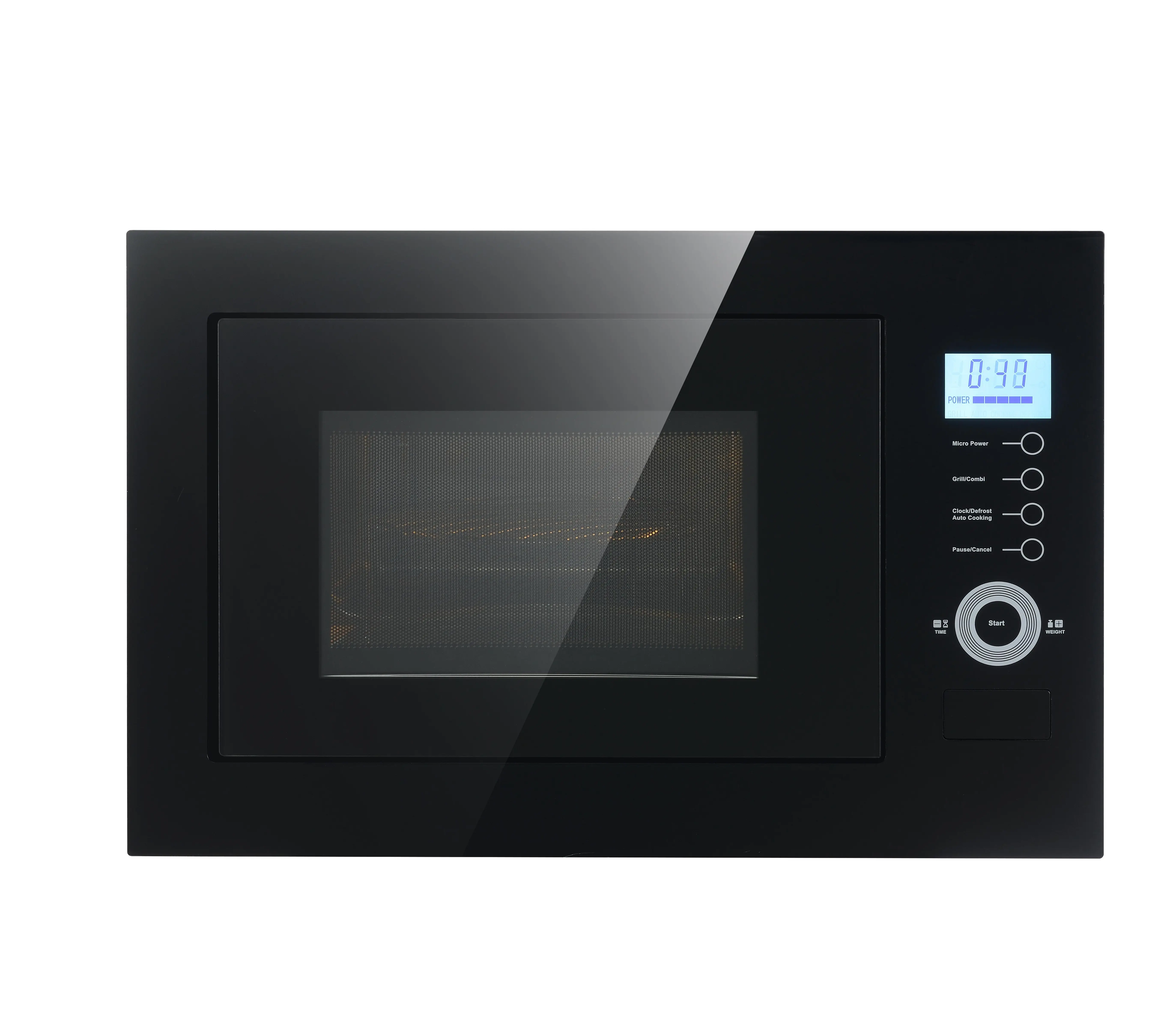 China Industrial Household Kitchen 1 Piece Smart Electric Built-In Power 900W 25L Mini Stainless Steel Microwave OvenためHome
