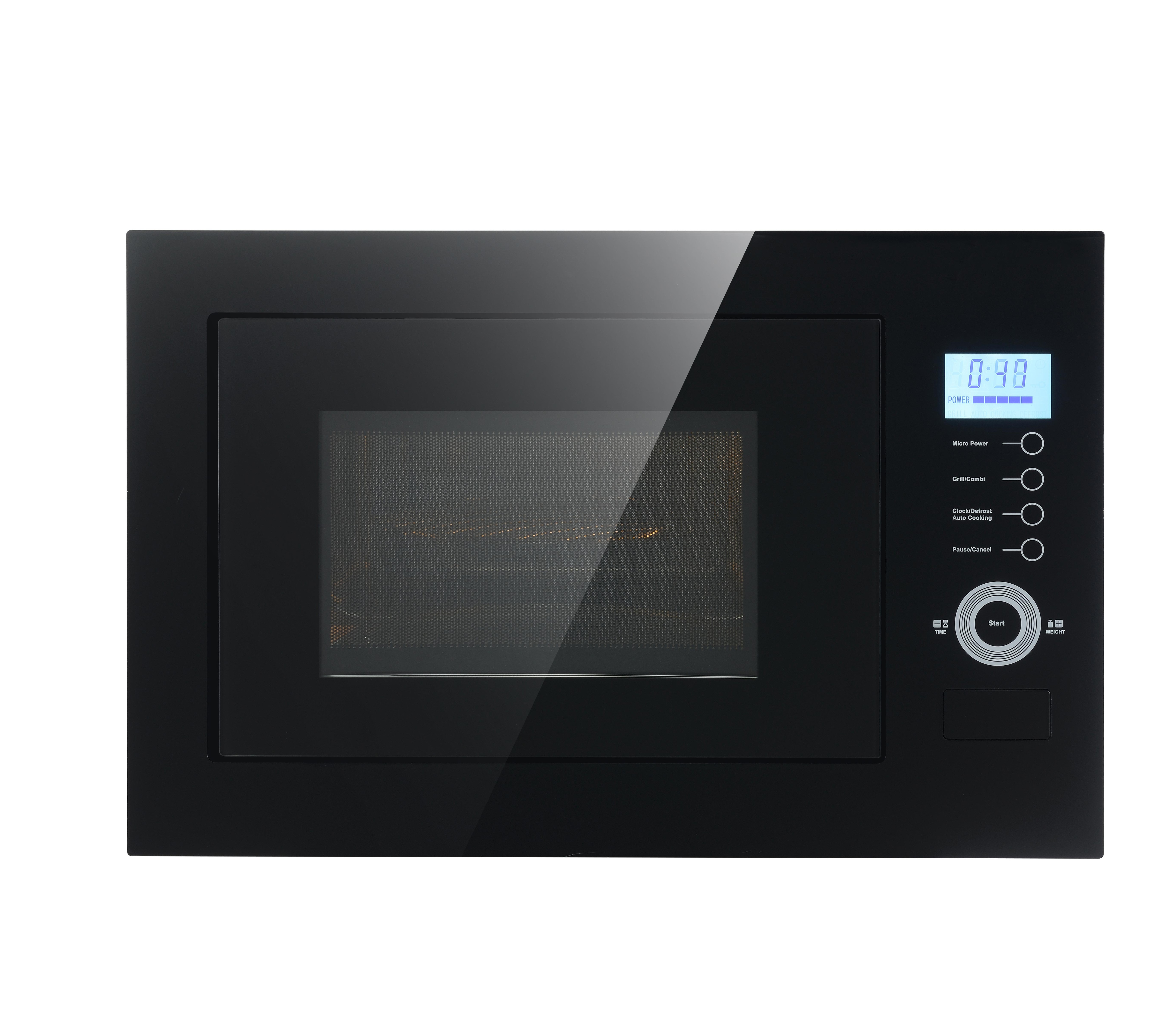 China Industrial Household Kitchen 1 Piece Smart Electric Built-In Power 900W 25L Mini Stainless Steel Microwave OvenためHome