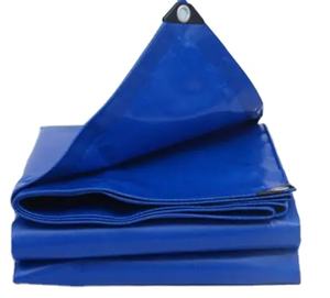 Lona de PVC de Alta Densidad, Color Azul, Resistente a la Abrasión, Plegable, Portátil, Reutilizable, Apta para Camping y Toldos - Product Image 3