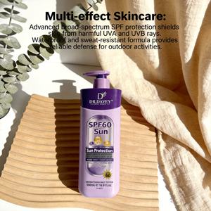 DR <span class=keywords><strong>DAVEY</strong></span> 500ml Lotion Corporelle Bio Végane et Sans Cruauté Animale aux Acides Aminés, Glutathion et Vitamine C – Hydratant Intensif Anti-Acné et Éclaircissant - Product Image 6