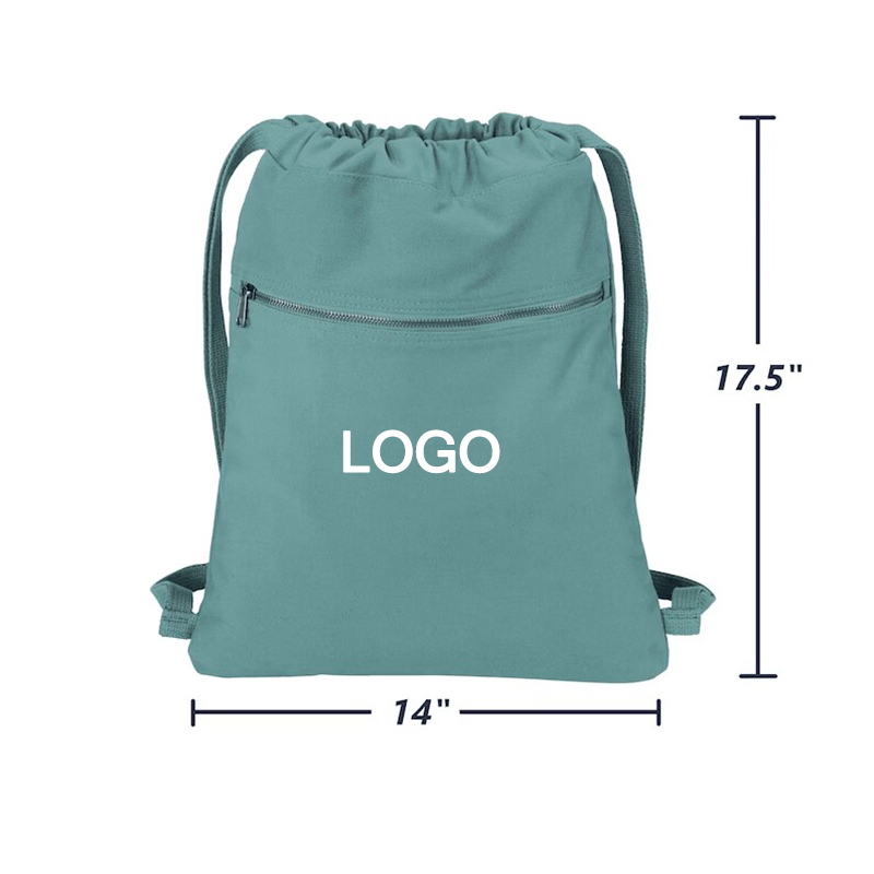 Anpassen Leinwand Kordel zug Rucksack Leinwand Sublimation Druck Baumwolle Kordel zug Rucksack Unisex Kordel zug Tasche Rucksack