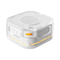 Machine à bruit blanc intelligente avec haut-parleur Bluetooth, détection automatique des pleurs de bébé, aide au sommeil, veilleuse LED, machine à sons apaisants pour enfants