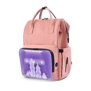 Grosir tas untuk ibu dijual-Diskon Besar Pabrik Tas Ibu Bayi Popok Tahan Air UVC Pintar Popok Disinfektan