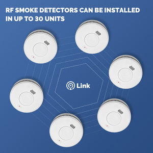 Security <strong>Alarms</strong> Wireless Interlinked Smoke <strong>Alarms</strong> Certified <strong>Fire</strong> Detector Remote RF433 RF868 Smoke Detectors - Product Image 4