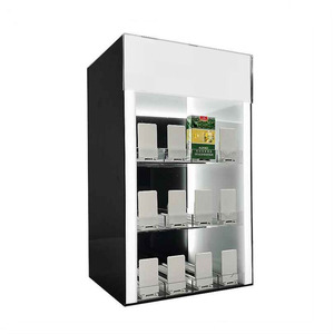 Cenicero Antirrobo SHP, Vitrina Acrílica para Cigarrillos, Vitrina de Vidrio, Gabinete Acrílico con Puerta Corredera Silenciosa - Product Image 3