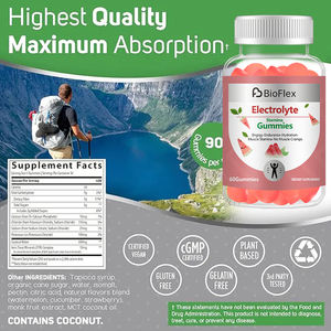 Vanwin OEM Electrolytes Gummy Private Label Suplemento Pre Entrenamiento Bebidas Energéticas Creatina Electrolyte Gummies - Product Image 2