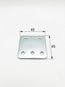Plaque plate 45x45 robuste pour montage carré, support d'équipement de charpente industrielle, connexion structurelle - Product Image 2