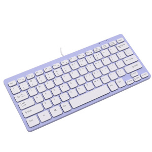 Clavier filaire mini et fin à 78 touches, multifonction, USB, silencieux, pour jeux, ordinateur de bureau et ordinateur portable - Product Image 4