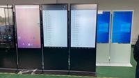 VISIGN-Monitor LCD WIFI de pie para interior, kiosco de publicidad personalizado, tótem de Android, táctil capacitivo, ultrafino