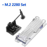 OEM untuk Lenovo ThinkCentre ThinkStation Generasi ke-10 CPU dan Lebih Tinggi SFF Desktop M.2 2280 2242 SSD Heatsink Bracket Stand