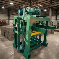 Machine à fabriquer des blocs de pavés QT4-40, équipement hydraulique portable manuel pour briques creuses en béton, pour le marché d'Afrique, du Kenya et du Ghana